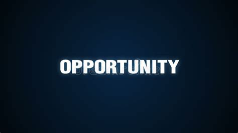 Business, Challenge, Innovation, Improvement, Success, Text Animation OPPORTUNITY Stock Video ...