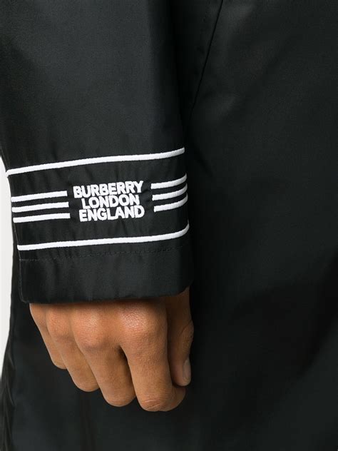 Burberry Monogram Reversible Trench Coat Black Farfetch