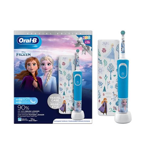 Oral B Vitality Kids Escova de Dentes Elétrica Frozen Estojo de V