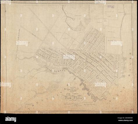 A plan of the town of New Bern , Real property, North Carolina, New ...