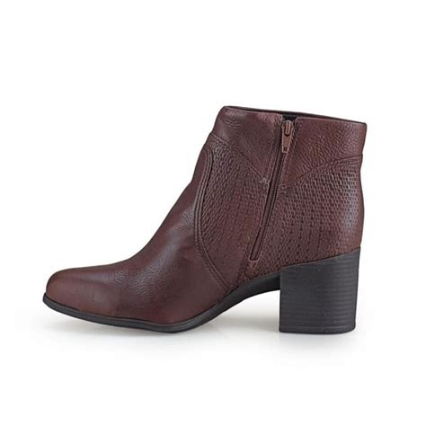 Bota Bottero Feminina Couro Salto Grosso Margil Cal Ados