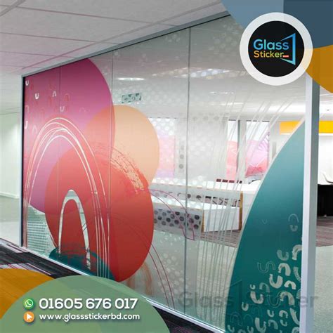 bank glass sticker