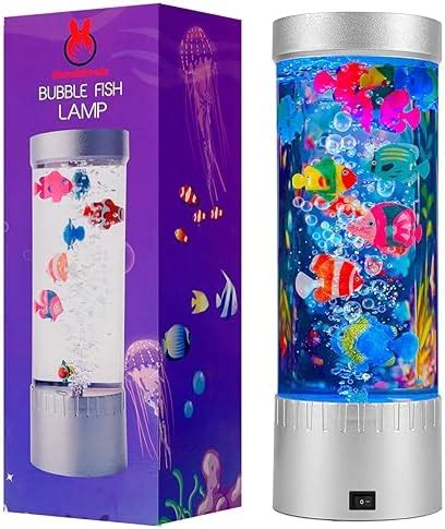 Artificial Fish Tank With Moving Fish Bubble Fish Lava Lamp Fake