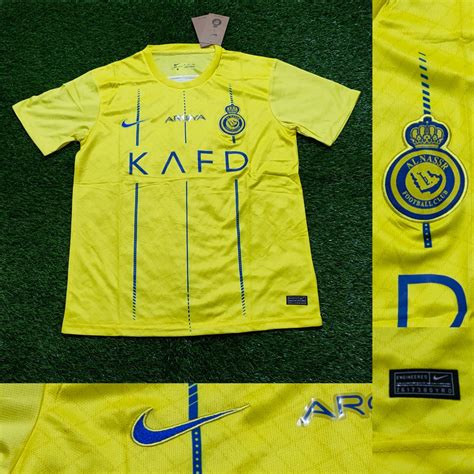 Jual Jersey Bola Al Nassr Home New Grade Ori Import Shopee