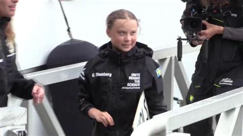 Greta Thunberg Llega A Nueva York Tras Completar Dos Semanas De