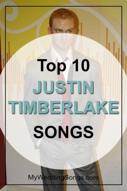 11 Best Justin Timberlake Love Songs & Party Hits for Weddings