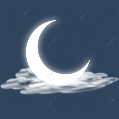 hinh anh trang luoi liem voi nhung dam  eid ul fitr png va vector