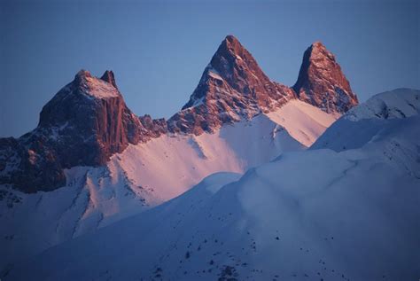 Les Aiguilles D Arves Le Corbier Maurienne Savoie Alpes