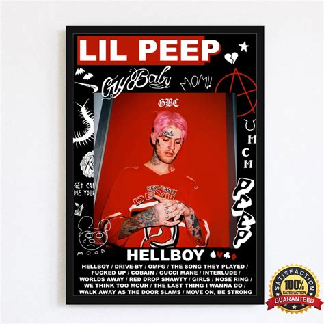 Lil Peep Poster LIL PEEP HELLBOY Album Poster Poster No | Etsy