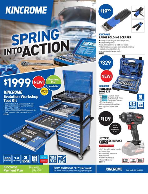 Kincrome Spring Into Action Sep Oct 2021 By Candl Tool Centre Pty Ltd