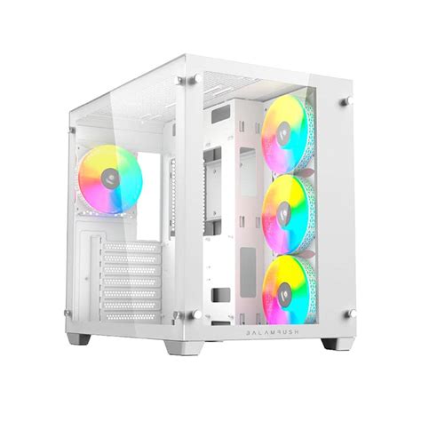 Gabinete Gamer Balam Rush Tank Pro Gm Atx Media Torre Fan Rgb