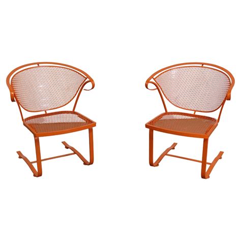 Classic Mid Century Modern Outdoor Hoop Chairs By Salterini At