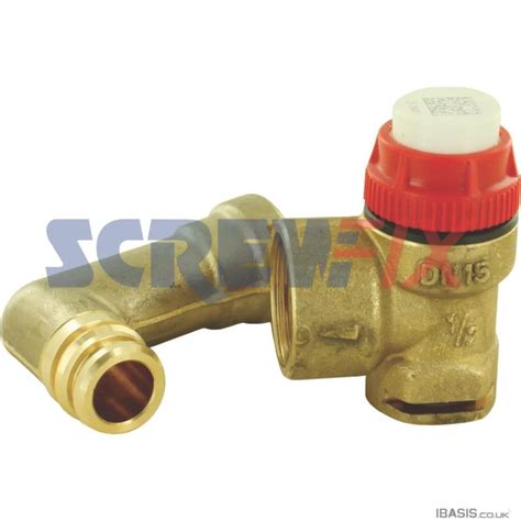 Vaillant 190732 Pressure Relief Valve Screwfix