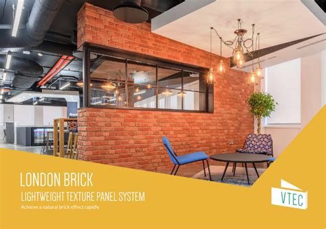 London Brick Texture Panel System | Vtec Group | NBS Source