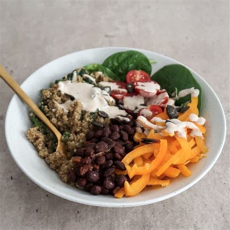 Quinoa And Black Bean Buddha Bowl Iron Rich Sarahs Vegan Guide