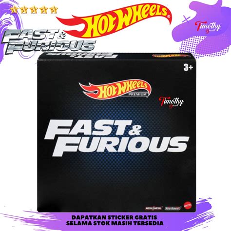 Jual Hot Wheels Premium Fast Furious Box Set Isi Mustang Boss Humvee