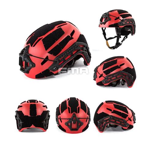 Casco Bal Stico T Ctico Para Deportes Al Aire Libre Color Rojo Fma