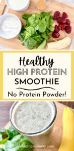 High Protein Kid Friendly Smoothie Recipe Electric Mommy