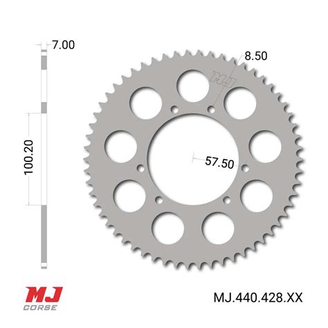 Rear Sprocket For Rieju Mr Mj Corse