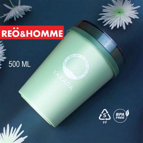 Jual Reoandhomme Mug Gelas Serbaguna Microwave Safe 500 Ml Mug Kopi Sup Bubur Anti Tumpah Y 926