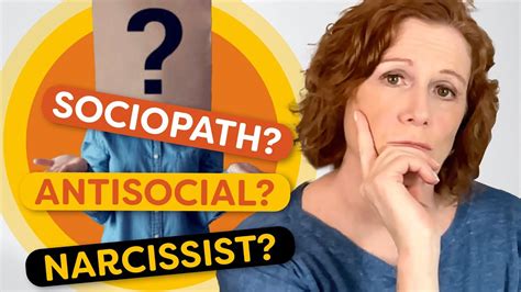 Narcissist Vs Psychopath Vs Sociopath How To Spot The Difference Youtube