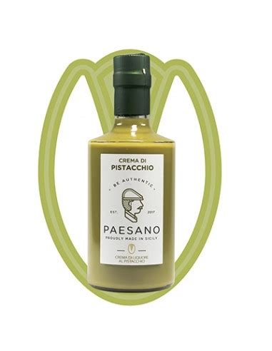 Crema De Licor De Pistacho Siciliano 25 Cl Paesano