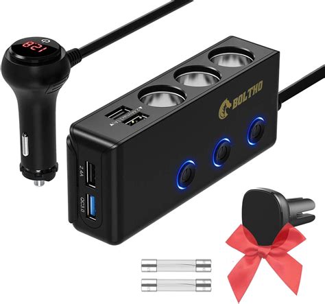 Doppel PD 30W Auto Zigarettenanzünder Verteiler 300W KFZ Adapter USB C