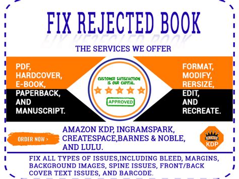 Fix Rejected Book By King Kdp On Dribbble