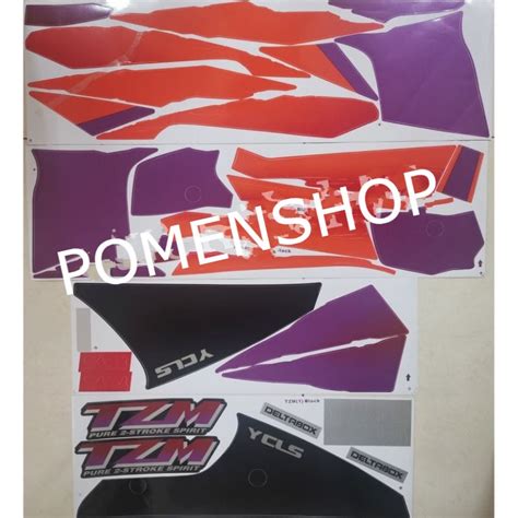 Tzm Body Sticker Badan Strike Stripe Stiker Shopee Malaysia