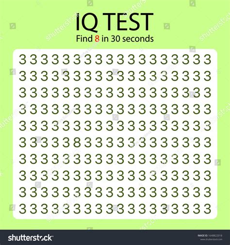 Vektor Stok Iq Test Dislexia Test Game Kids Tanpa Royalti 1648822018