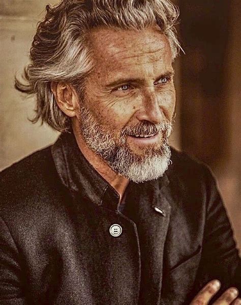 40 Awesome Gray Haired And Beard Men Ideas To Try Asap Grey Hair Men Older Mens Hairstyles