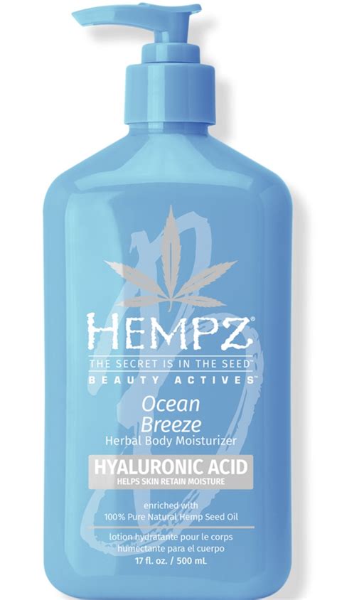 Hempz Beauty Actives Ocean Breeze Herbal Body Moisturizer With