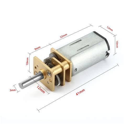 Ebowan Smart Car Motor N30 Mini Micro Metal Geared 3v 6v 12v Dc Motor In Dc Motor From Home