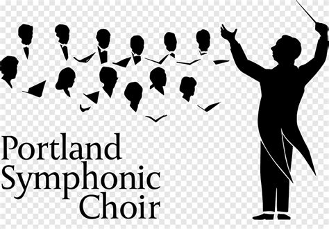 Portland Symphonic Choir Music Concert Singing Singing Text Hand Png