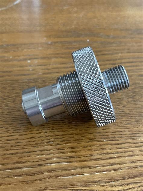 Stainless 232300 Bar Scuba Din Cylinder Fitting To Male G14 Bspp