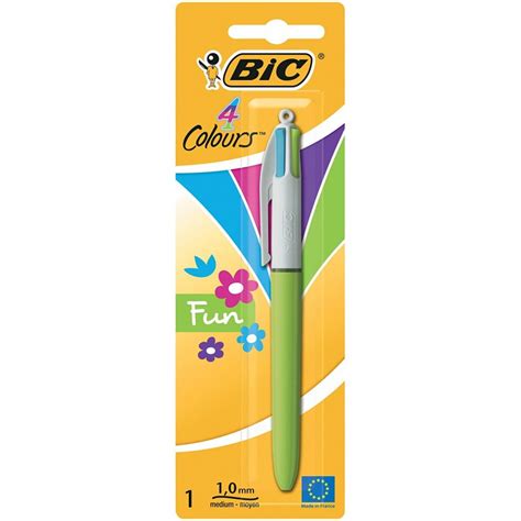 Stylo à bille BIC 4 Couleurs Fun