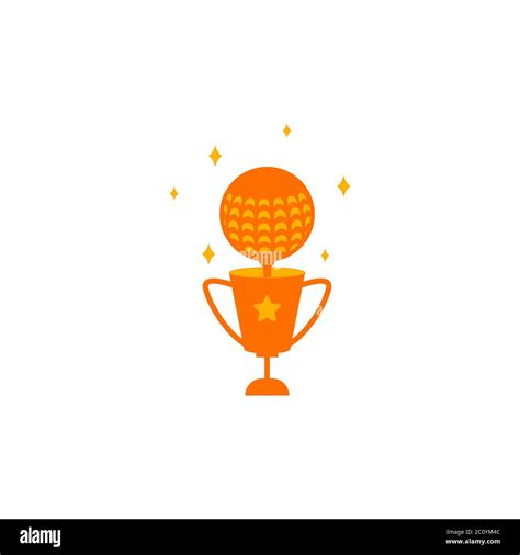 golf trophy vector design template illustration Stock Vector Image ...