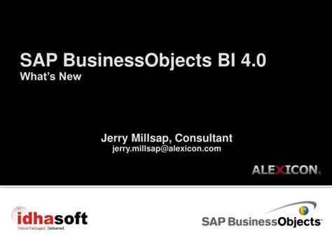 PPT SAP BusinessObjects BI 4 0 Whats New PowerPoint Presentation