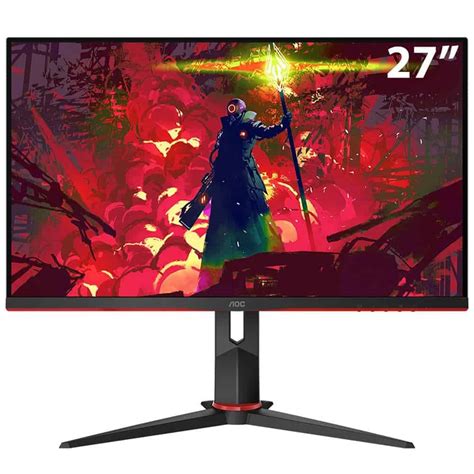 Monitor Gamer LED 27 Full HD AOC Hero 27G2 BK IPS 1ms 144 Hz G Sync