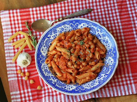 Pasta E Ceci Nudeln Mit Kichererbsen Mohrblog