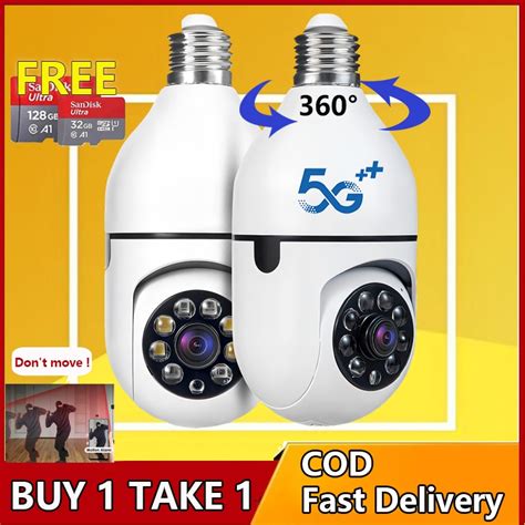 V Pro Cctv Camera Wifi Connect Cellphone Ultra Hd Mp Light Bulb