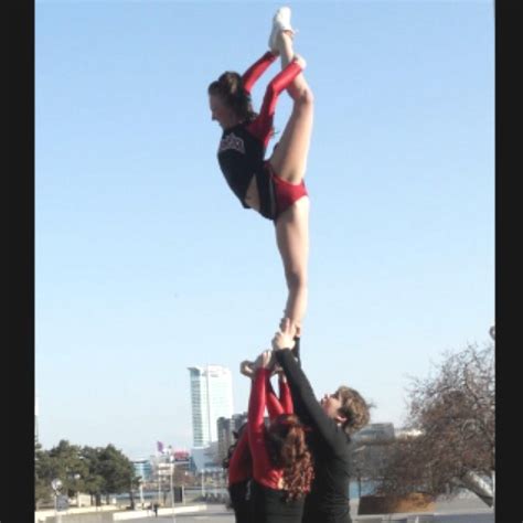 Stunting Cheerleading Stunts Cheer