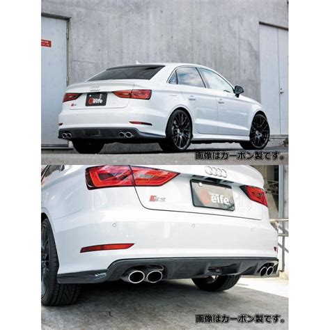 ガレージベリー Audi アウディ S3 セダン Aba 8vcjxl 2014〜2016 リアディフューザー カーボン 未塗装6814