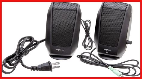 Logitech S120 2 0 Stereo Speakers Black Youtube