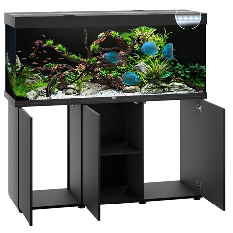 Juwel Rio 450L LED Aquarium And Cabinet Black Lincs Aquatics