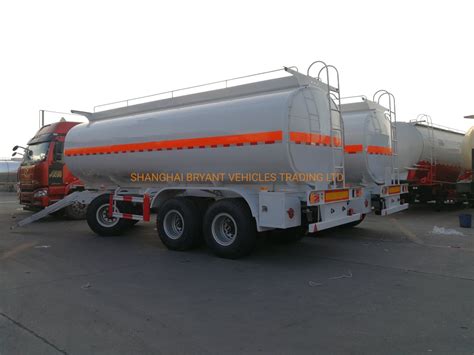 Tri Axle 3 Axles 45 000 Liters Diesel Oil Fuel Tanker Tank Semi Trailer China Trailer Tanker