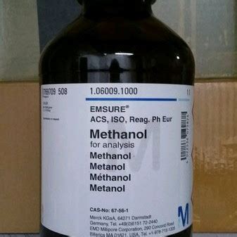 Jual Methanol Merck 1 06009 1000 Pro Analysis 1liter Jakarta Utara