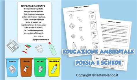 Rispetta L Ambiente Poesia E Schede Fantavolando Educazione