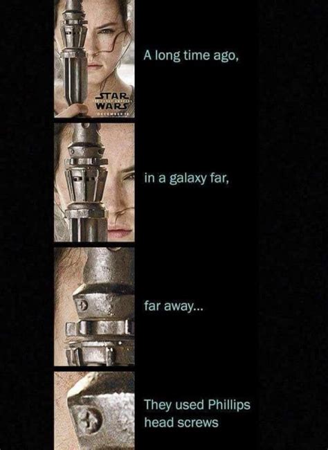 A Phillips Head Screw In Disney Star Wars S Lightsaber A Long Time