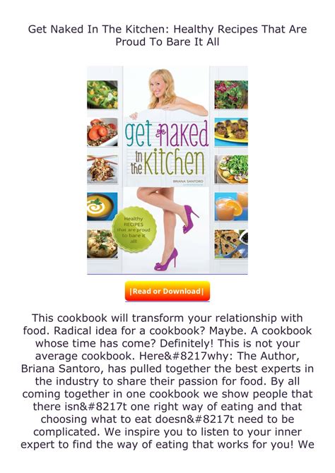 Ppt Get Naked In The Kitchen Healthy Recipes That Are Proud To Bare